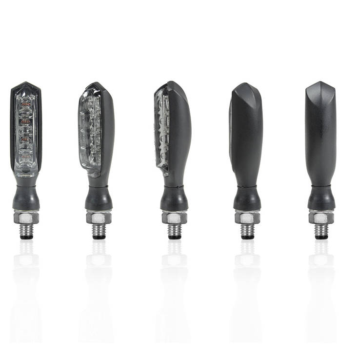 Chaft Atomic LED indicator, black - MC Blinkers - IN171 - 1