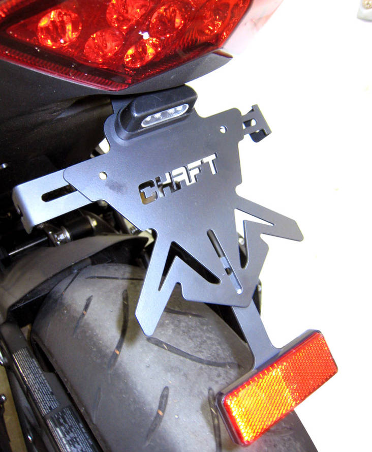 Plate holder Kawasaki Z1000 2014-2016 - MC Skylthållare - UL391 - 1