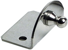 90° plate Ø 10mm-ball external - Däcksbeslag och tillbehör - M38-013-41 - 1