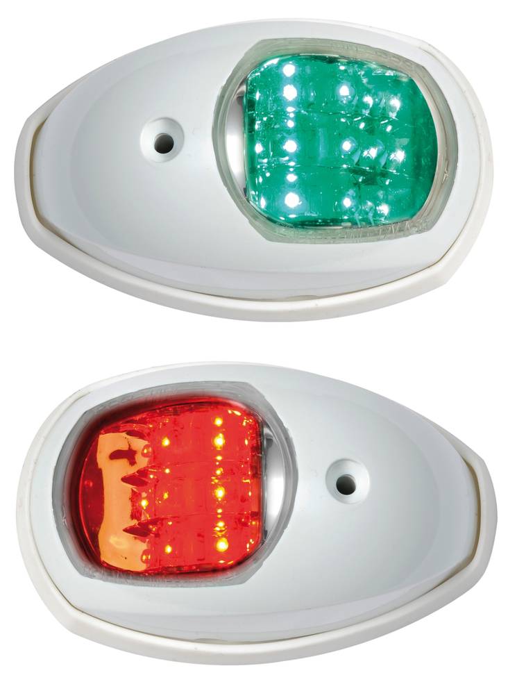 Lanterna LED par Evoled - vit ABS - Lanternor - M11-039-01 - 1