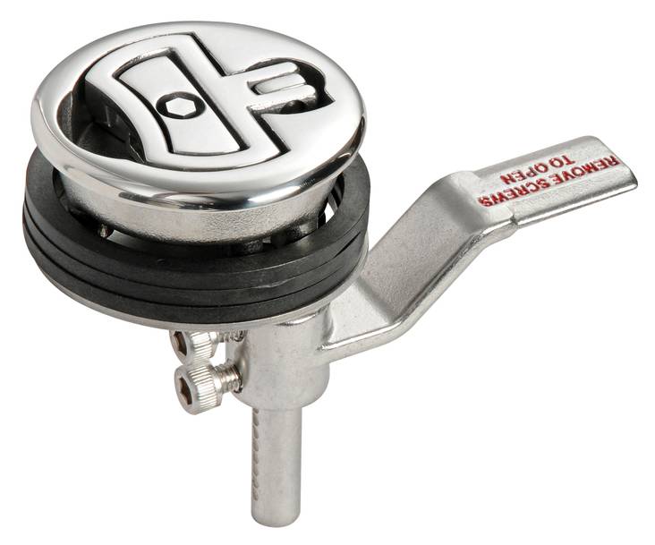 Flush pull, SS, w/lock - Däcksbeslag och tillbehör - M38-152-41 - 1