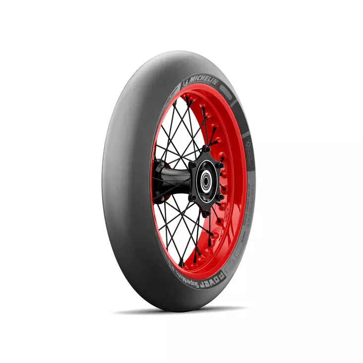 Michelin Power Supermoto Slick Medium 120/75 R 16,5 TL Fr - Pirelli däcken - 25R-425531 - 1