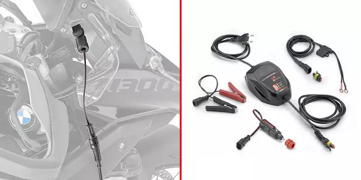 Givi Battery Charger Charge Maintainer Bmw - MC Mätare och klockor - 321-S511 - 1