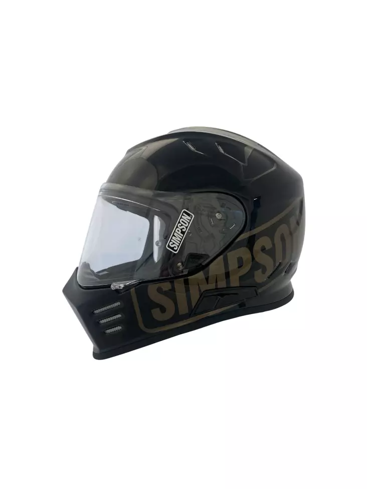 MC-hjälm SIMPSON Venom Logo ST, svart - MC integralhjälmar - 638-2501 - 1