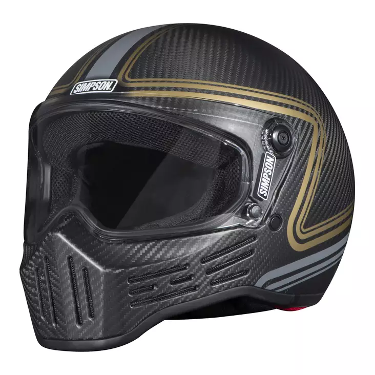 MC-hjälm SIMPSON M30 Slipline, carbon - MC integralhjälmar - 638-2621 - 1
