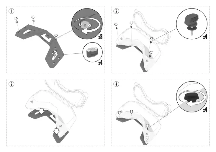 TESSERACT Transportbox QJMOTOR SFA 1000 - ATV hårda transportboxar - 942-0221 - 1