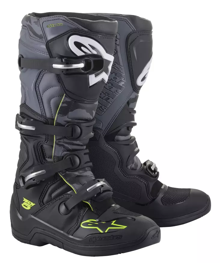 Alpinestars crosstövel Tech 5, svart/grå/gul - Crosstövlar - D396671 - 1