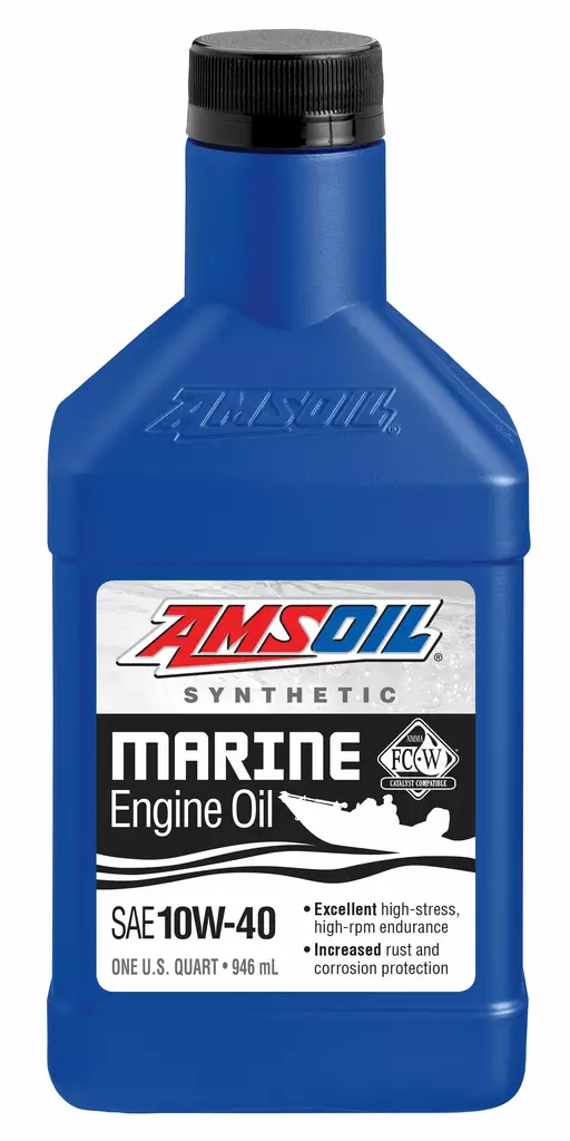 Amsoil 10W-40 Formula 4-Stroke® Marine Synthetic Oil 946ml - Marin oljor - 55-651-001 - 1