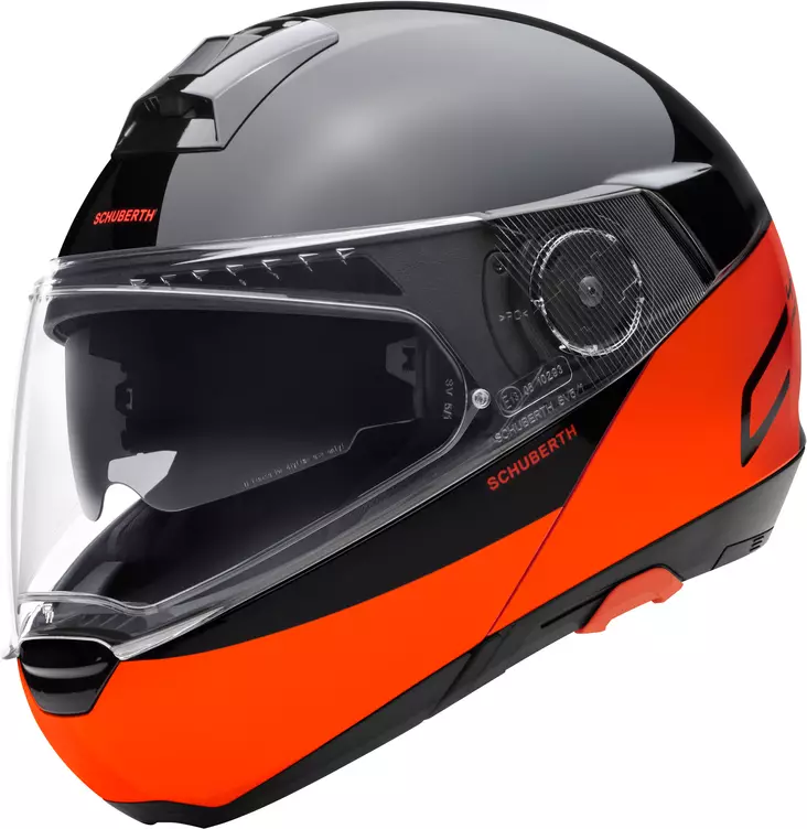 Öppningsbar hjälm Schuberth C4 Pro Swipe, orange - MC öppningsbara och öppna hjälmar - 51-1917-1 - 1