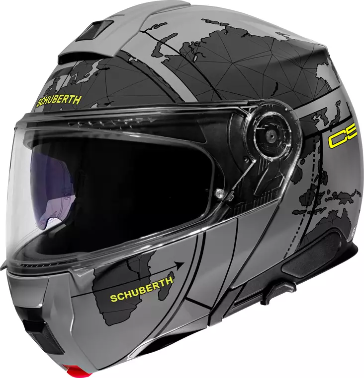 Schuberth Öppningsbar Hjälm C5 Globe Grå - MC öppningsbara och öppna hjälmar - 51-2301 - 1