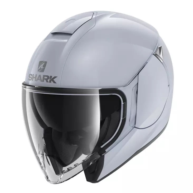 Shark Citycruiser Dual, White Silver - MC öppningsbara och öppna hjälmar - HE1928EW01 - 1