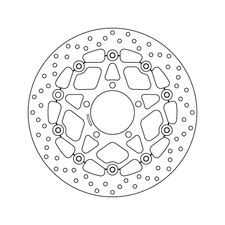 Brembo Bromsskiva Serie Oro floating - MC Bromsskivor - 232-78B40861 - 1