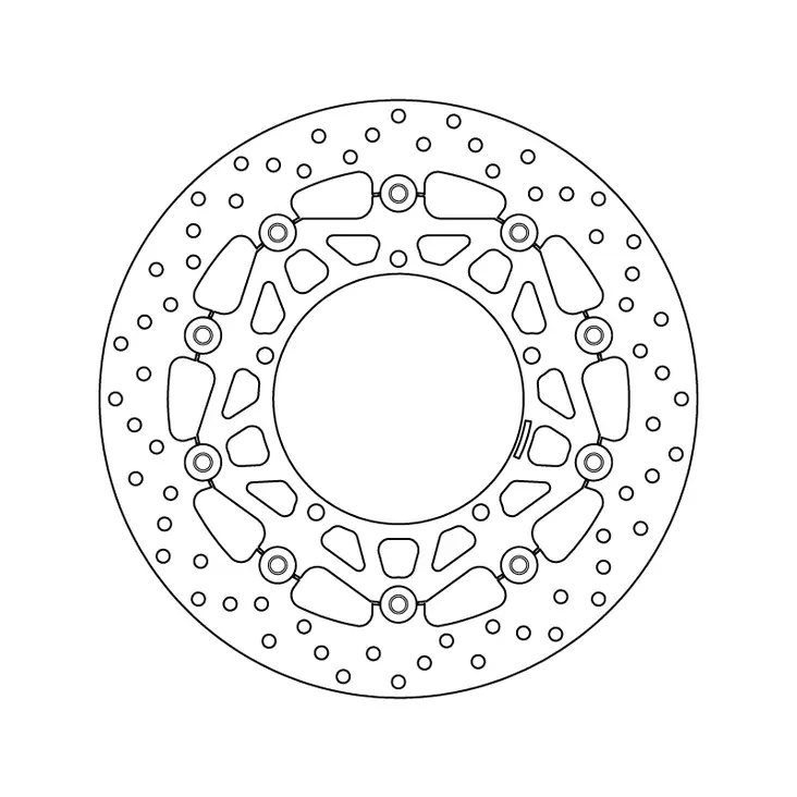 Brembo Bromsskiva Serie Oro floating - MC Bromsskivor - 232-78B40871 - 1