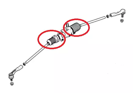 Bronco Styrstagsdamask Polaris - ATV styrleder - 78-08260-1 - 1