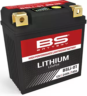 BS Battery BSLI-01 Lithiumbatteri - BS batteri - 140-360101 - 1