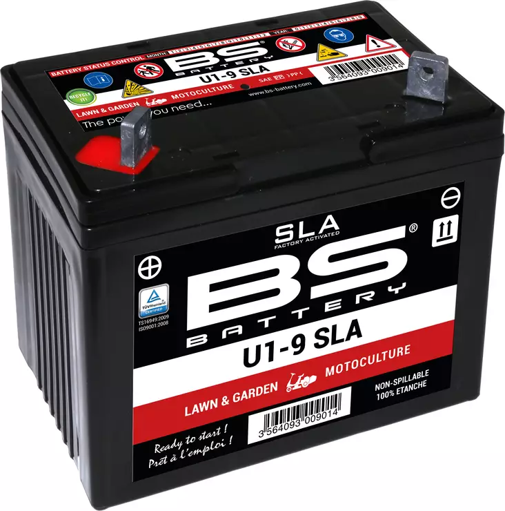 BS Battery SLA U1-9 Lawn & Garden Series - BS batteri - 140-300901 - 1
