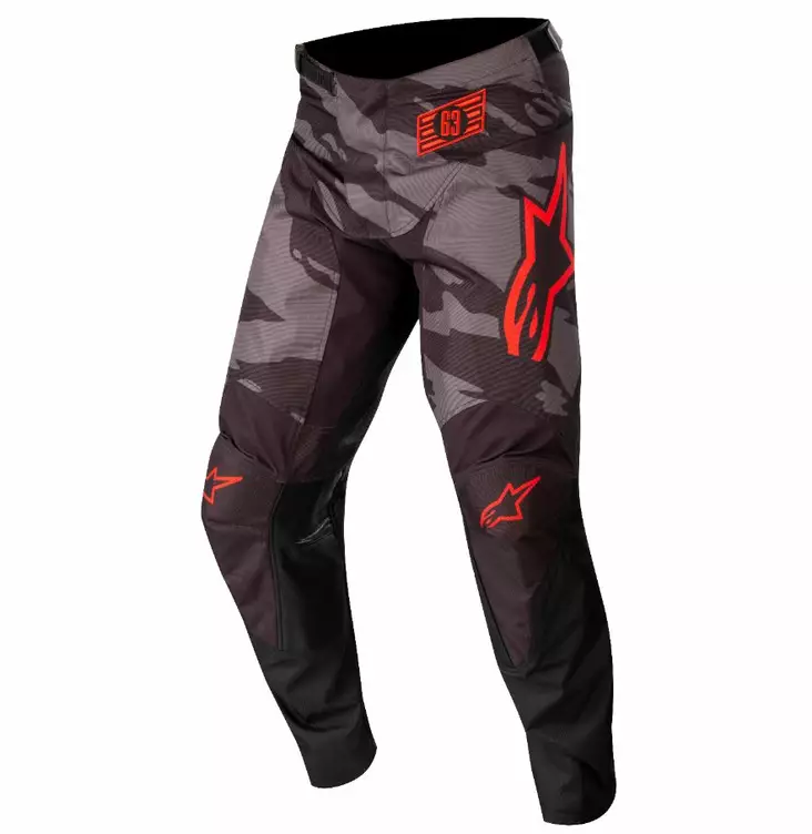 Crossbyxa Alpinestars Racer Tactical, svart/grå/camo/röd - Crossbyxor - D393511 - 1