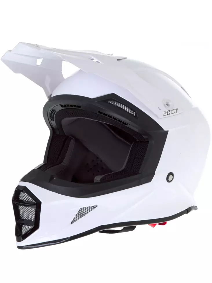 SHOT Hjälm Striker Solid white - Crosshjälmar - 610-7008-1 - 2