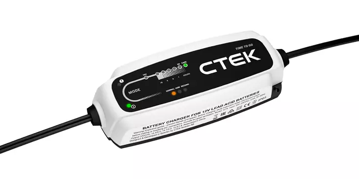 CTEK TIME TO GO EU Batterycharger - Batteriladdare - 141-100-161 - 1