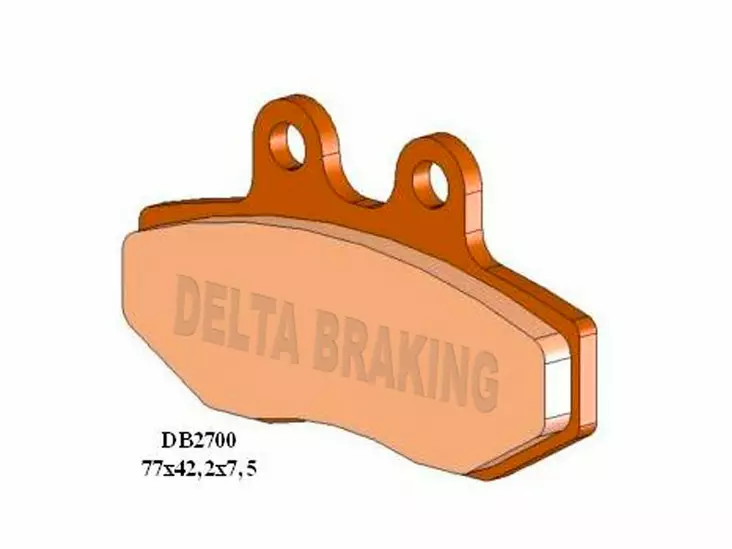 Delta Braking Bromsbelägg, Aprilia / Derbi / Rieju - Bromsklossar - 23-DB2700M1 - 1