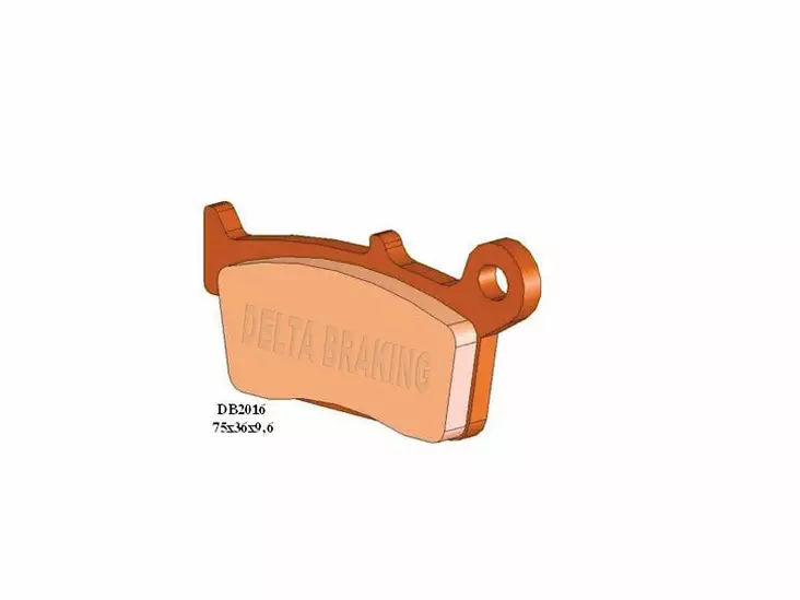 Delta Braking Bromsbelägg, Kymco - Bromsklossar - 23-DB2016M1 - 1