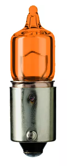 Flösser HY6W 12V 6W BAZ9s Amber - MC Glödlampor - 12-400601 - 1