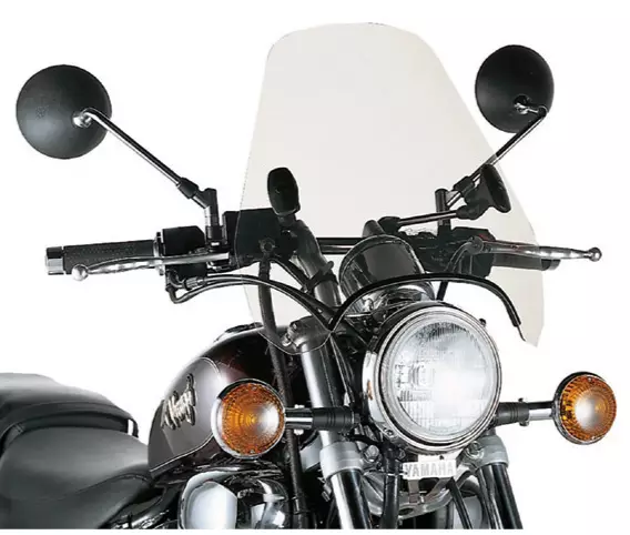 Universell vindruta, brons, 36,9 x 42,5 cm, Suzuki TU250X (1997-2004) - MC Vindrutor - 323-A601 - 1