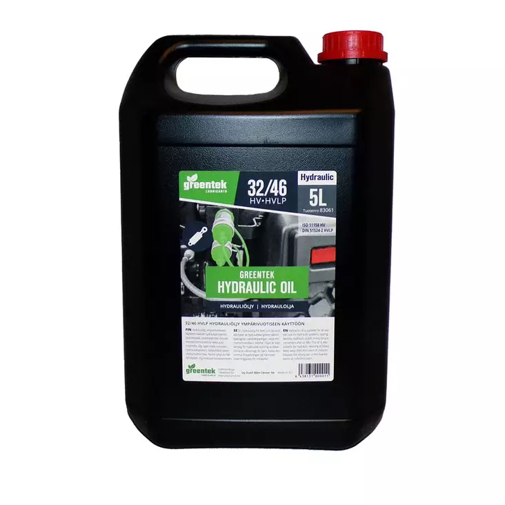 Greentek Hydraulolja 32/46 HVLP, 5 liter - Växel och bak oljor - 553-83061 - 1