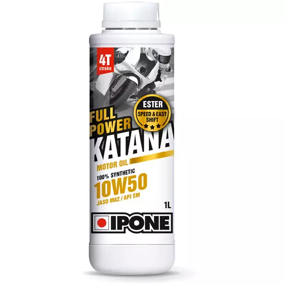 Ipone Full Power Katana 10W50 100% synt. 1L (15) - 4-T Motoroljor - 55-126-001 - 1