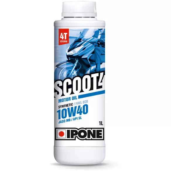 Ipone Scoot 4 10W-40 1L (15) - 4-T Motoroljor - 55-192-001 - 1