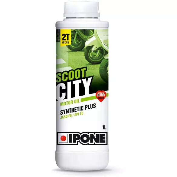 Ipone Scoot City 2-T strawberry smell 1L (15) - 4-T Motoroljor - 55-136-001 - 1