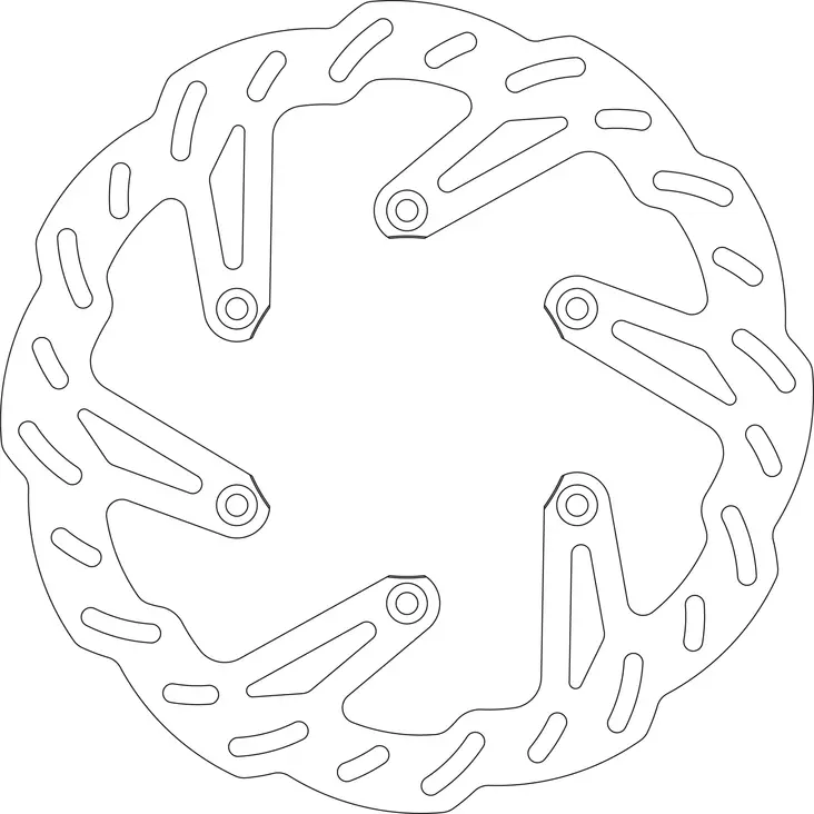 GOLDFREN Bromsskiva Fram GAS alla 97- - Motocross bromsskivor - 46-13-8301 - 1