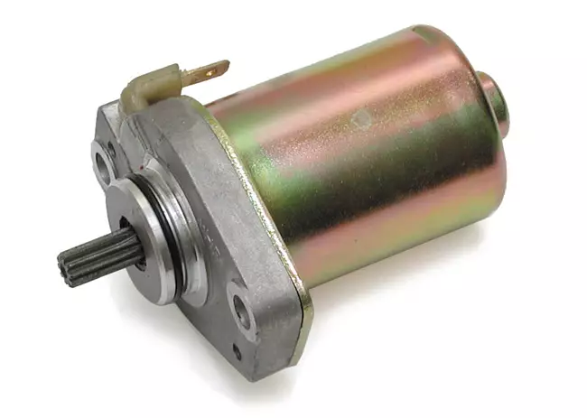Startmotor, Minarelli Liggande-, Stående-cylinder, cc: 64,4mm / 10-tänder - Startmotorer - 303-3211 - 1