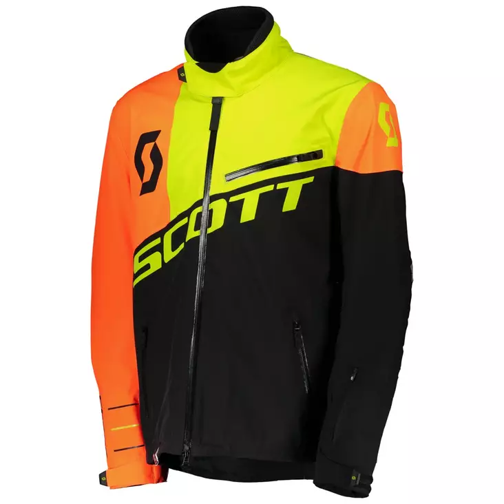 Skoterjacka Scott Shell Pro, svart/gul/orange - Skoterjackor - 623-8013-1 - 1