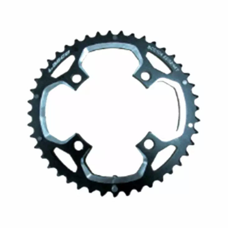 Kedjehjul, MTB 44T, BCD104, stål, svart - Gängade kedjehjul - 51451 - 1