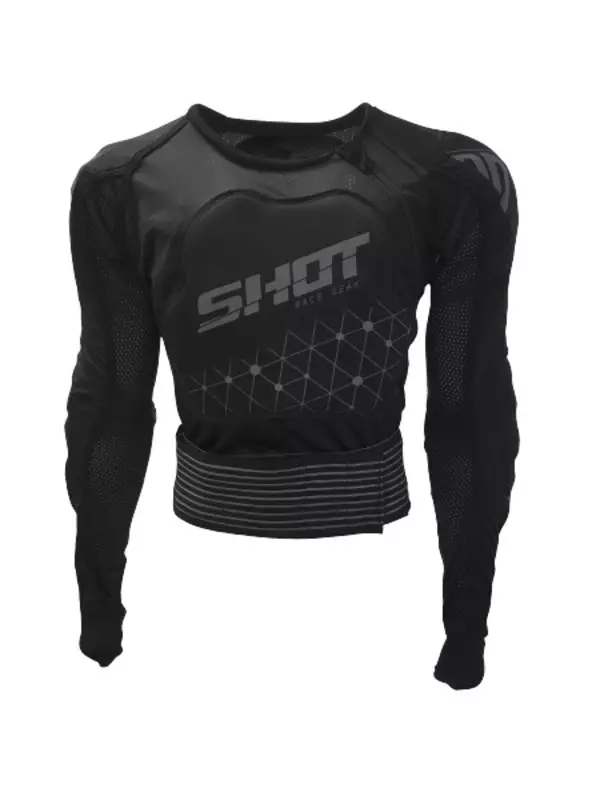 SHOT Skyddsjacka Airlight EVO KID svart/grå S - Bröstskydd - 619-8001-1 - 2