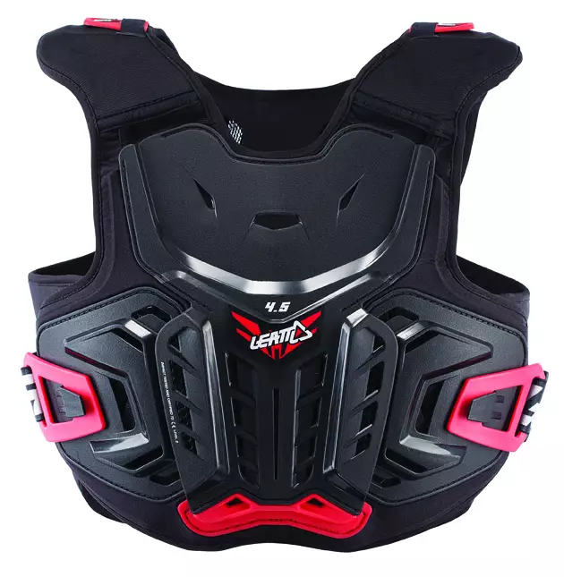 Leatt Skyddsväst 4.5 Svart/Röd Junior - Bröstskydd - 681-192052-1 - 1