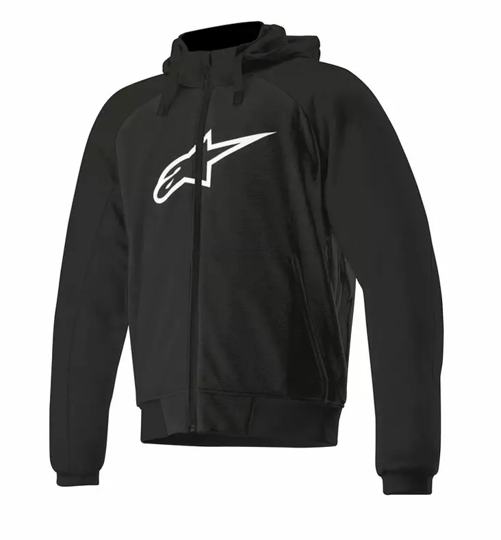 Hoodie Alpinestars Chrome Sport, svart - MC jackor - D328641 - 1