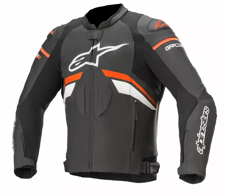 Skinnjacka Alpinestars GP Plus R V3, svart/röd - MC skinnjackor - D323641 - 2