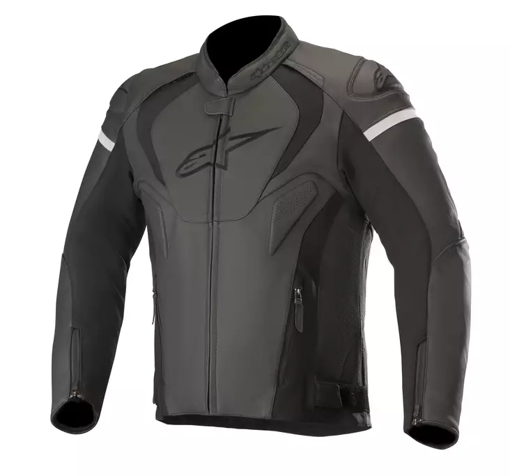 Skinnjacka Alpinestars Jaws V3, svart - MC skinnjackor - D260641 - 1