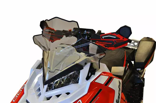 Powermadd Vindruta Polaris Axys låg 16" - Snöskoter vindrutor - 862-11621 - 1
