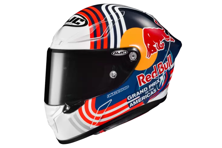 Motorcykelhjälm HJC RPHA 1 RedBull Austin GP MC21SF - MC integralhjälmar - 630-22011 - 1
