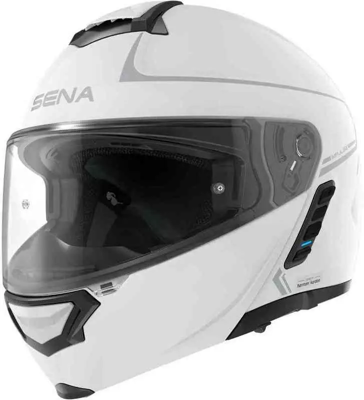 Motorcykelhjälm Sena Impulse Vit - MC öppningsbara och öppna hjälmar - 298-3-23002-1 - 1