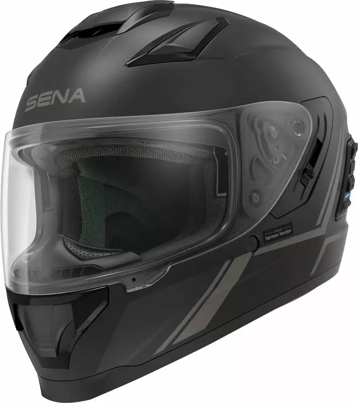Motorcykelhjälm Sena Stryker, mattsvart - MC integralhjälmar - 298-3-23003-1 - 1
