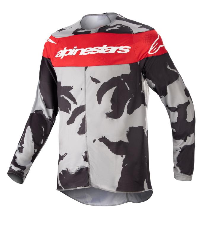 Alpinestars crosströja Racer Junior Tactical Röd/Camo - Barn crosströjor - D438051 - 2