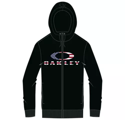 Oakley Tröja Bark FZ svart/usa - Tröjor och huvtröjor - 673-2106-1 - 1
