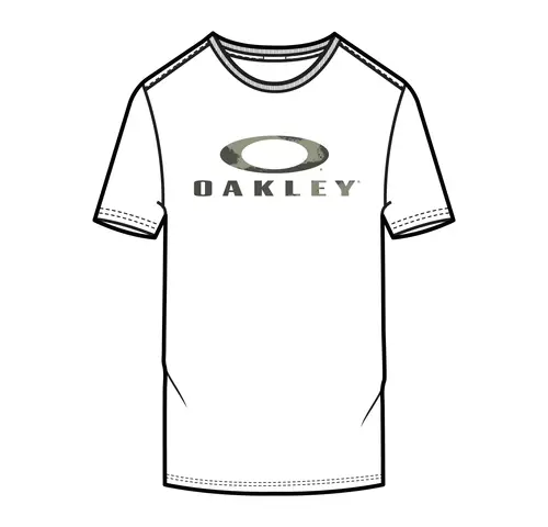 Oakley T-Shirt Camo Ellipse vit - T-tröjor - 673-2112-1 - 1