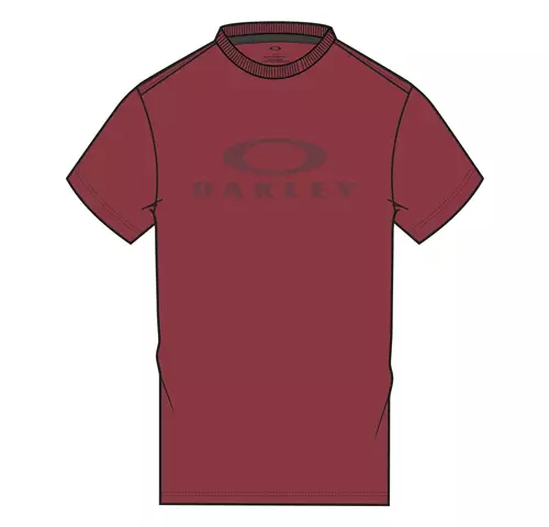 Oakley T-Shirt O Bark röd - T-tröjor - 673-2102-1 - 1
