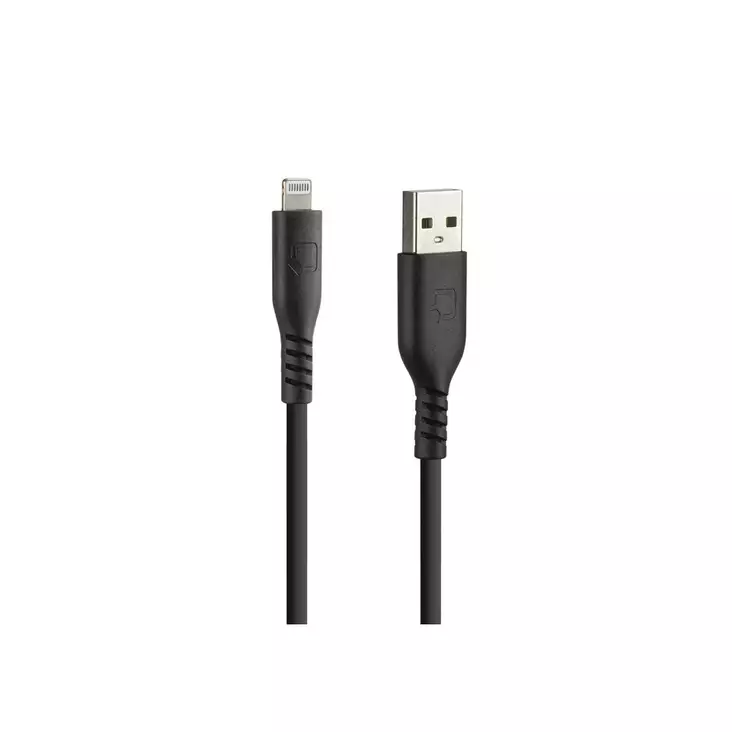 Optiline Silicon cable Usb A > Apple 8 Pin - 60 cm - MC Mobil och tablet tillbehör - 295-2091 - 1