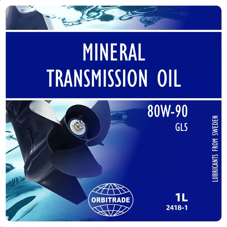 Orbitrade, Gear oil mineral 80W-90 1L - Marin oljor - 117-6-2418-1 - 1